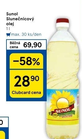 Slunečnicový olej Sunol