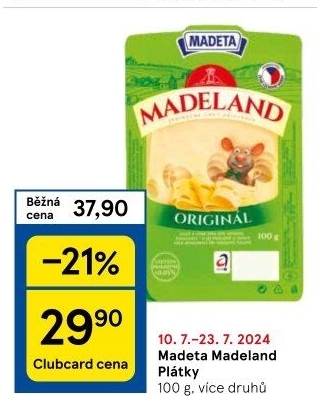 Sýr Madeland Madeta