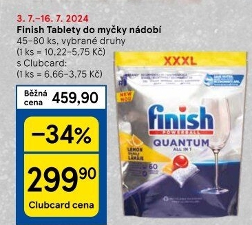Tablety do myčky Finish