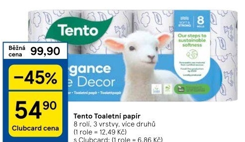 Toaletní papír 3vrstvý Tento