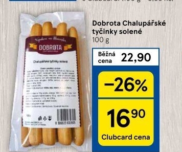 Tyčinky Chalupářské Dobrota
