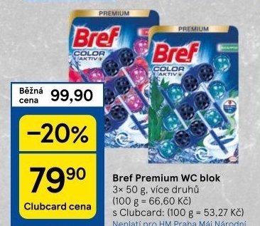 WC blok tuhý Premium Bref
