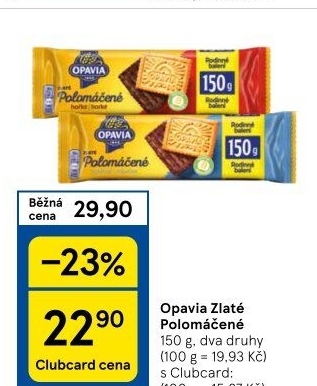 Zlaté polomáčené Opavia