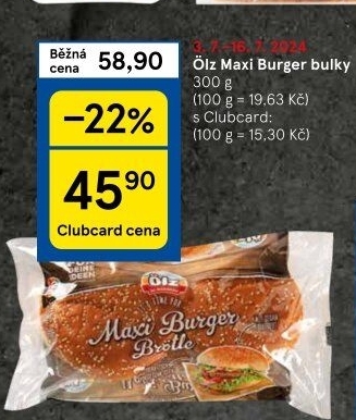 Bulky na hamburger Ölz