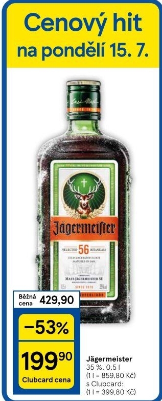 Bylinný likér Jägermeister