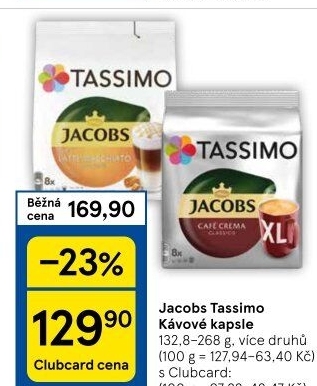 Kapsle Tassimo Jacobs