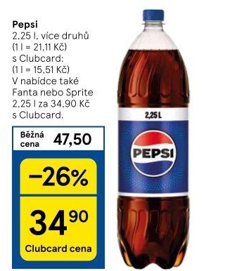 Limonáda Pepsi