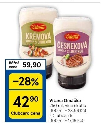 Omáčky Vitana