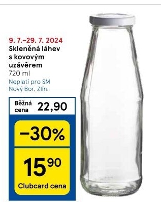 Skleněná láhev