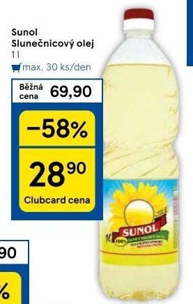 Slunečnicový olej Sunol