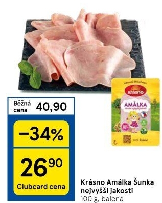 Šunka Amálka nejvyšší jakosti Krásno