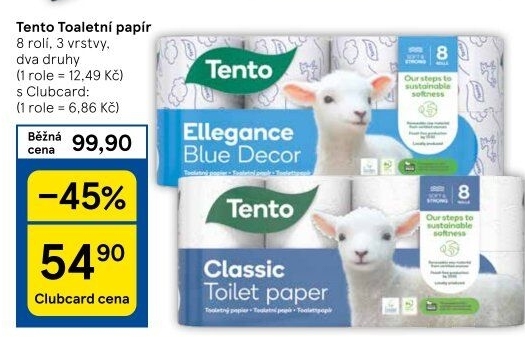 Toaletní papír 3vrstvý Tento