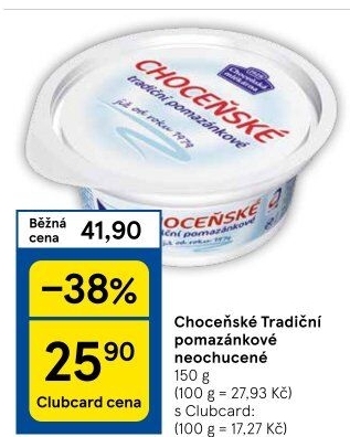 Tradiční pomazánkové Choceňské