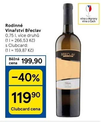 Vína Vinařství Břeclav