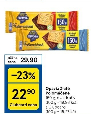 Zlaté polomáčené Opavia