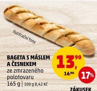 Bageta česneková