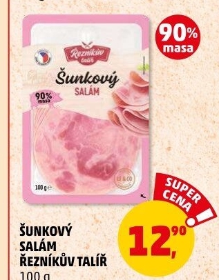 Salám šunkový Řezníkův talíř