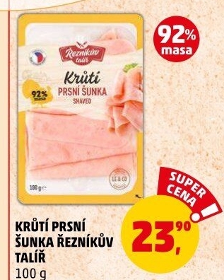 Šunka krůtí prsní Řezníkův talíř