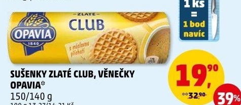 Věnečky Zlaté Opavia