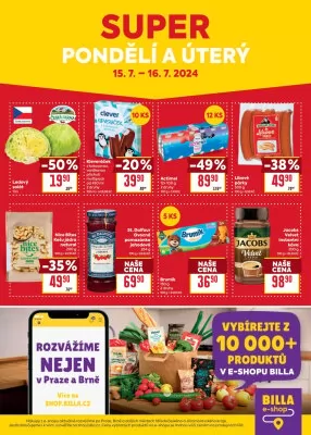 akční leták BILLA 10.7.2024-16.7.2024