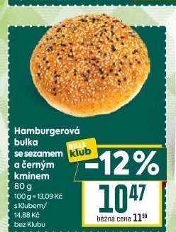 Bulka na hamburger