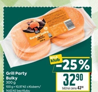 Bulky na hamburger Grill Party