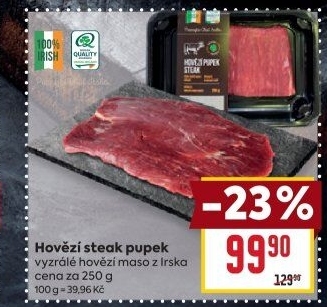 Hovězí pupek flank steak