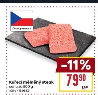 Kuřecí steak mletý