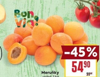 Meruňky Bio Billa Bonvia