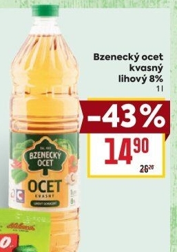 Ocet kvasný lihový Bzenecký