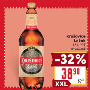 Pivo světlý ležák Královský 12° Krušovice