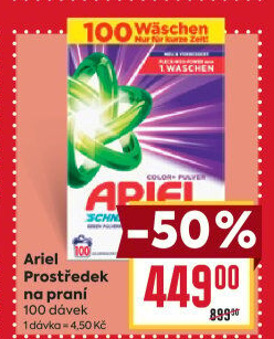 Prací prostředky Ariel