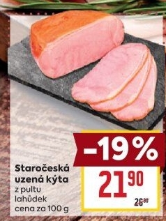 Staročeská kýta uzená
