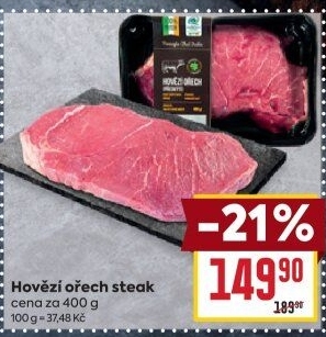 Steak hovězí ořech
