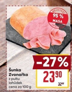 Šunka Zvonařka nejvyšší jakosti