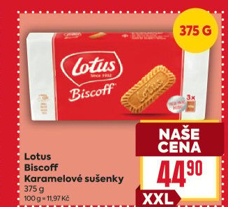 Sušenky Biscoff Lotus