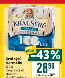 Sýr Hermelín Král sýrů