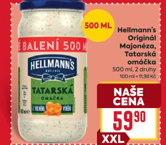 Tatarská omáčka Hellmann'