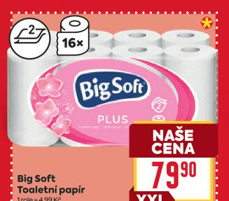 Toaletní papír 2vrstvý Big Soft