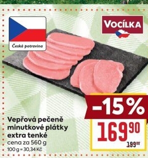 Vepřová pečeně bez kosti Vocílka