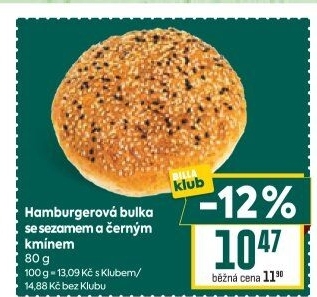 Bulka na hamburger