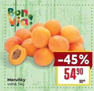 Meruňky Bio Billa Bonvia