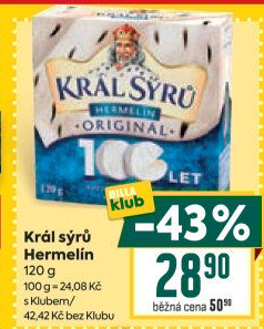 Sýr Hermelín Král sýrů