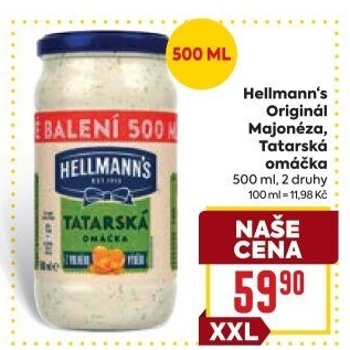 Tatarská omáčka Hellmann'
