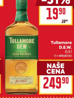 Whiskey irská Tullamore Dew