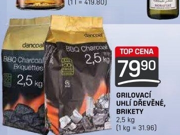 Dřevěné uhlí Dancoal