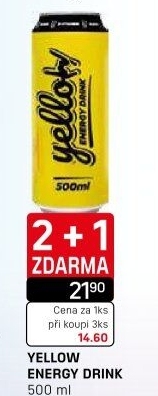 Energetický nápoj Yellow