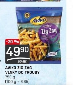 Hranolky vlnky mražené Zig Zag Aviko