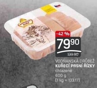 Kuřecí prsní řízky Vodňanské kuře