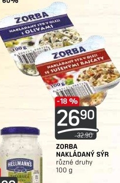 Nakládaný sýr v oleji Zorba